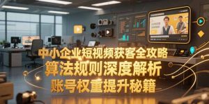 中小企业短视频获客全攻略,算法规则深度解析,账号权重提升秘籍-KJ分享