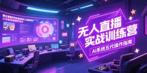 无人直播实操训练营，从设备搭建到话术，AI系统五代操作指南(7月更新)-KJ分享