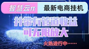 智慧云π电脑挂机单机每天收益300—500+ 并带有团队管道收益 可无限放大-KJ分享