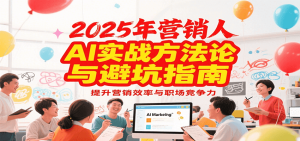 2025年营销实战方法论与避坑指南,利用AI提升营销效率与职场竞争力-KJ分享