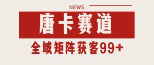 唐卡赛道私域引流获客 自热矩阵SOP日引流99+精准客资-KJ分享