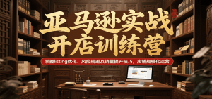 亚马逊实战开店训练营，掌握listing优化、风险规避及销量提升技巧，店铺规模化运营-KJ分享