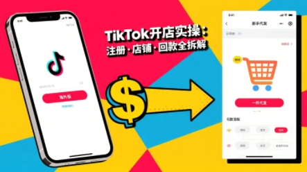 TikTok从开店到投流的进阶课,从基础实操到高阶技巧一网打尽-KJ分享
