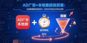 AD广告+本地推投放获客:快速掌握精准获客技巧,实现当天投放当天转化效果-KJ分享
