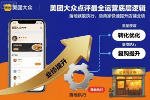 美团大众点评最全运营底层逻辑,落地就能执行,助商家快速提升店铺业绩-KJ分享