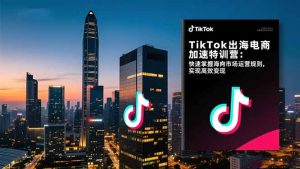 TikTok出海电商加速特训营:快速掌握海外市场运营规则,实现高效变现-KJ分享