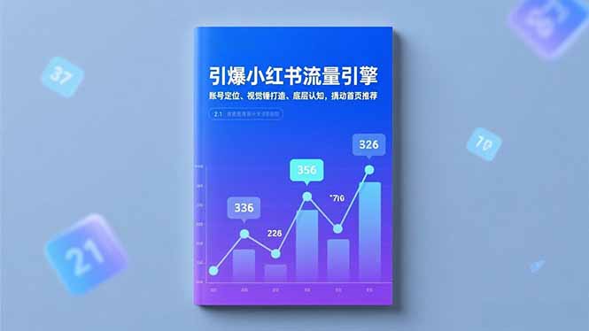 引爆小红书流量引擎，账号定位、视觉锤打造、底层认知，撬动首页推荐-KJ分享