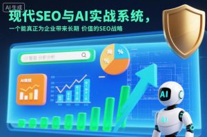 现代SEO与AI实战系统,一个能真正为企业带来长期价值的SEO战略(英语+中文字幕)-KJ分享
