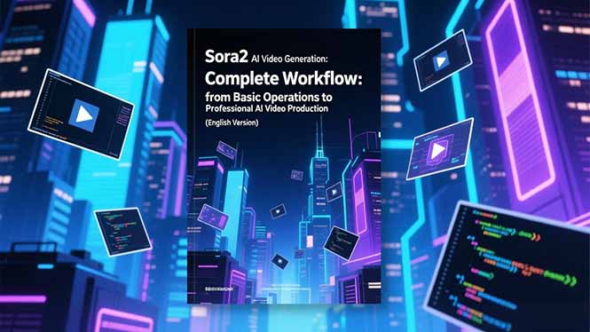 Sora2 AI视频生成的系统教程（英文版）：从基础操作到专业级AI视频制作的完整工作流-KJ分享
