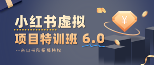小红书虚拟项目特训班6.0 ，养号/选品/自动发货/爆款笔记（含40节视频课）-KJ分享