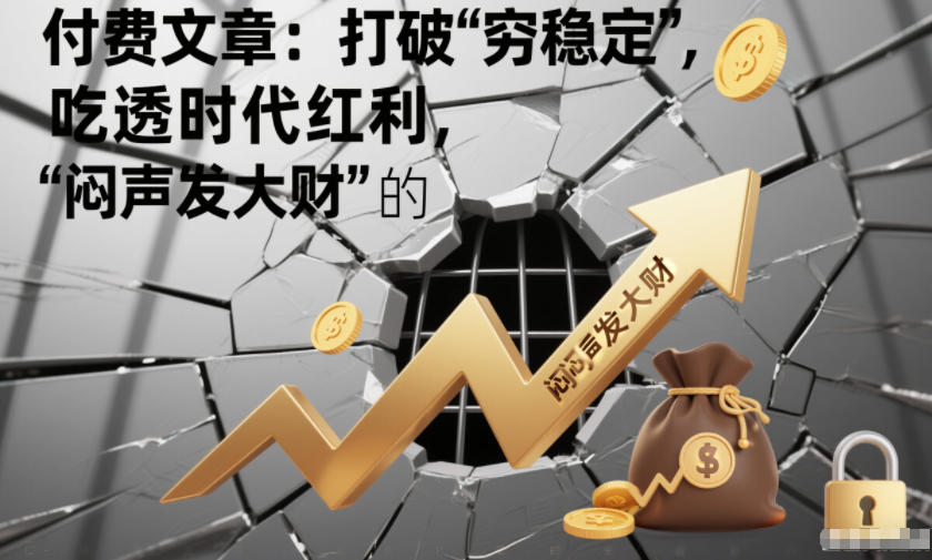 付费文章：打破“穷稳定”，吃透时代红利，“闷声发大财”的终极真谛-KJ分享