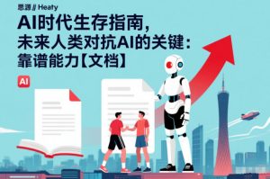 AI时代生存指南,未来人类对抗AI的关键:靠谱能力【文档】-KJ分享
