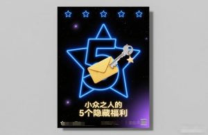 付费文章:小众之人的5个隐藏福利-KJ分享