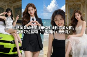 性感美女Ai绘图提示词生成性感美女图，要用好这些词（千张图片+提示词）-KJ分享