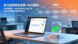 亚马逊跨境实战课-2026更新：从思维框架、安全选品到Listing广告，步步为营构建长期盈利能力-KJ分享