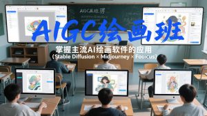 AIGC绘画班，掌握主流Ai绘画软件的应用（Stable Diffusion x Midjourney x Fooocus）-KJ分享