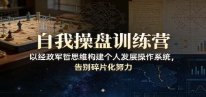自我操盘训练营:以经政军哲思维构建个人发展操作系统,告别碎片化努力-KJ分享
