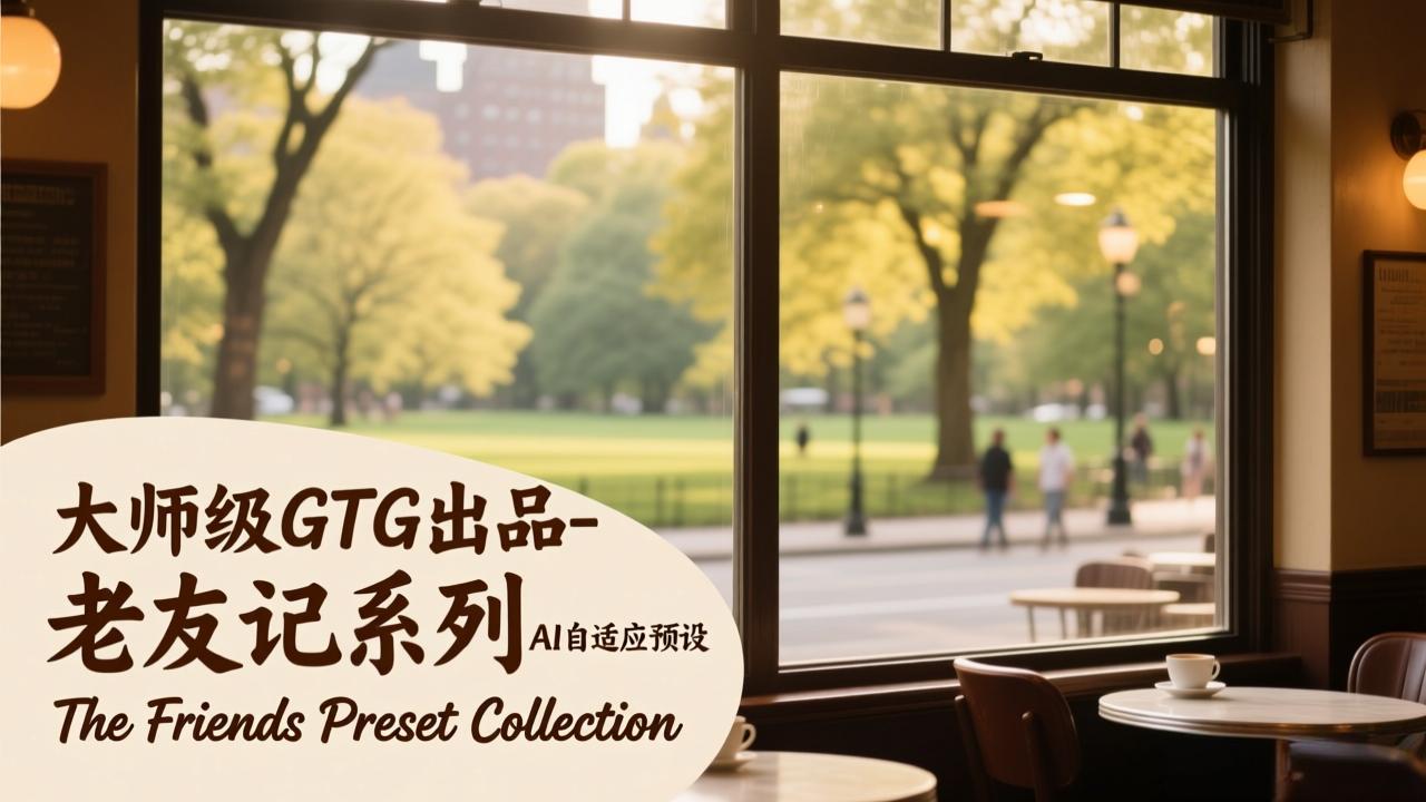 大师级GTG出品-老友记系列AI自适应预设The Friends Preset Collection-KJ分享