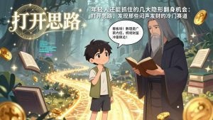 付费文1+2:年轻人还能抓住的几大隐形翻身机会:打开思路,发现那些闷声发财的冷门赛道-KJ分享