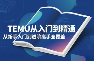 TEMU从入门到精通，从新手入门到进阶高手全覆盖-KJ分享