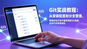 Git实战教程:从安装配置到分支管理,掌握实际开发中最常用的Git技能,告别代码管理混乱-KJ分享