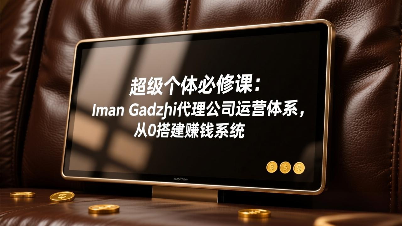 超级个体必修课：Iman Gadzhi代理公司运营体系，从0搭建赚钱系统-KJ分享
