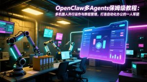 OpenClaw多Agents保姆级教程：多机器人并行运作与群组管理，打造自动化办公的一人军团-KJ分享