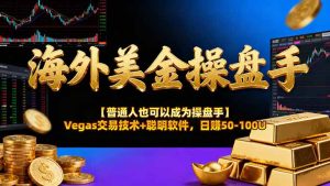 海外美金操盘手技术【普通人操盘手手册】Vegas交易技术+聪明软件,日赚50-100U-KJ分享