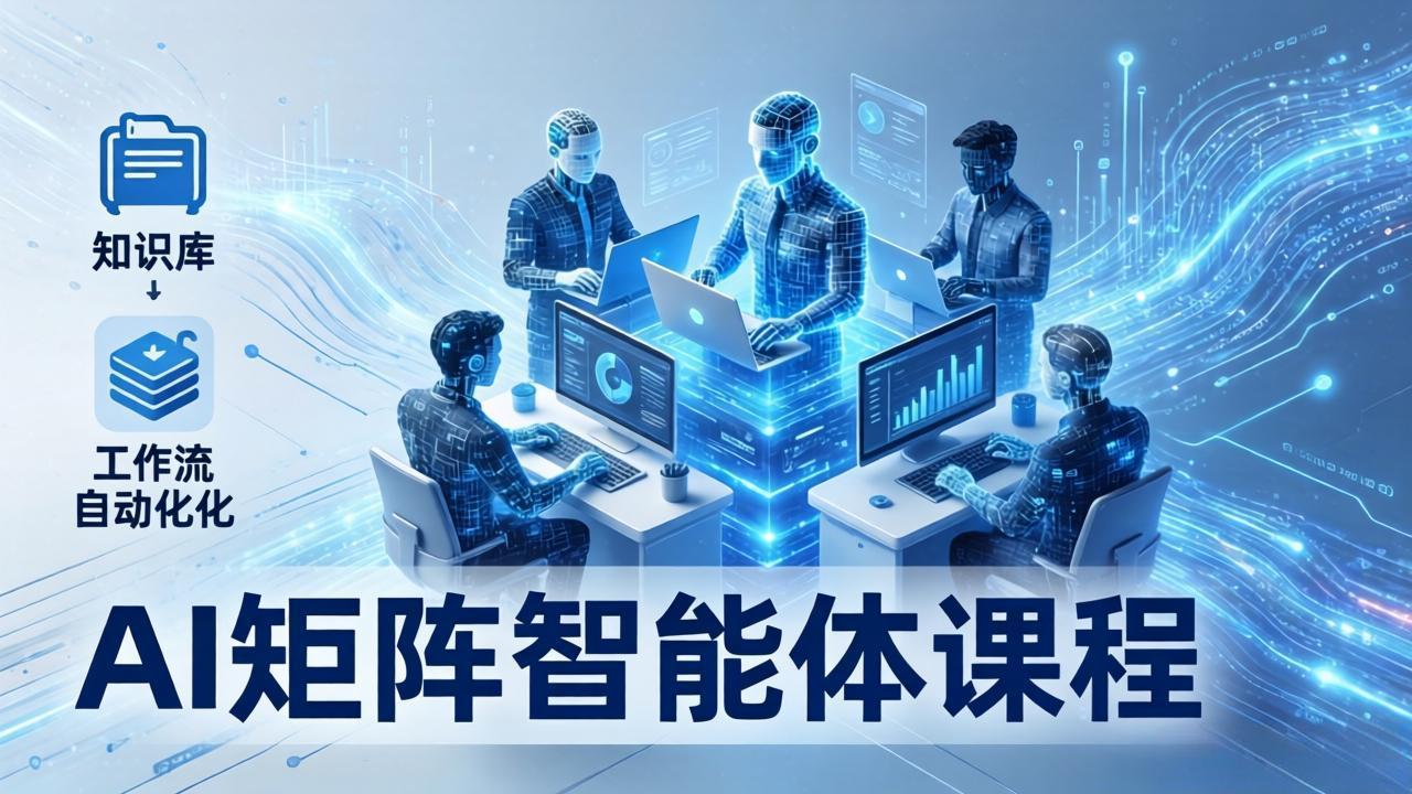 AI矩阵智能体实战：100个数字员工批量生产内容，文本知识库+工作流自动化全搞定-KJ分享