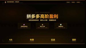 拼多多高阶盈利年费会员(更新3月)：全类目活动玩法、原价上大促、洗图防比价等核心盈利技术-KJ分享