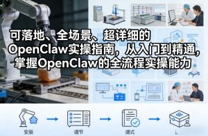 可落地、全场景、超详细的OpenClaw实操指南,从入门到精通,掌握OpenClaw的全流程实操能力-KJ分享