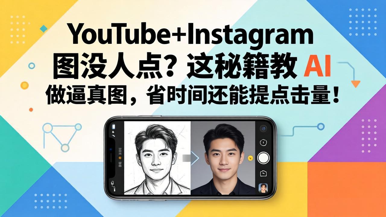 YouTube+Instagram图没人点？这秘籍教 AI 做逼真图，省时间还能提点击量-KJ分享