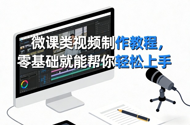 微课类视频制作教程，零基础就能帮你轻松上手-KJ分享