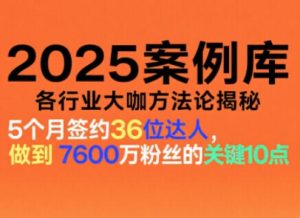 波波来了案例库，收录各行业大咖的方法论，各行业大咖方法论揭秘(更新2026年3月)-KJ分享
