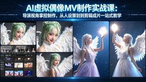 AI虚拟偶像MV制作实战教学：导演视角掌控制作，从人设策划到剪辑成片一站式教学-KJ分享