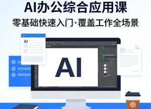 AI办公综合应用课，零基础快速入门，覆盖了工作中各种应用场景-KJ分享