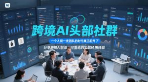 跨境AI头部社群，一个人顶一支团队的时代真正的开始了，分享跨境AI前沿，可落地的实战经验(更新3月23日)-KJ分享