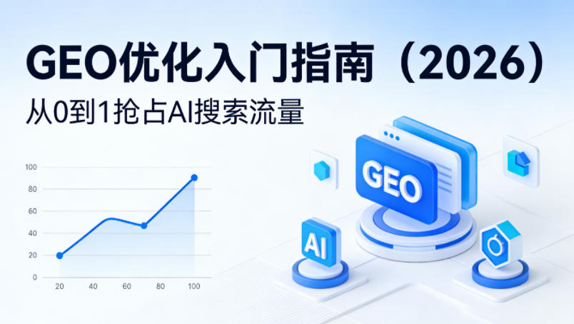 【最新】GEO优化入门指南(2026)，从0到1抢占AI搜索流量-KJ分享