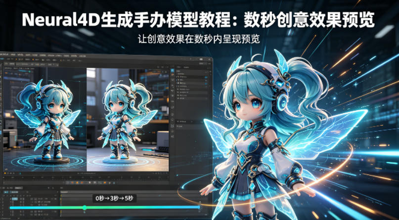 Neural4D生成手办模型教程，让创意效果在数秒内呈现预览-KJ分享