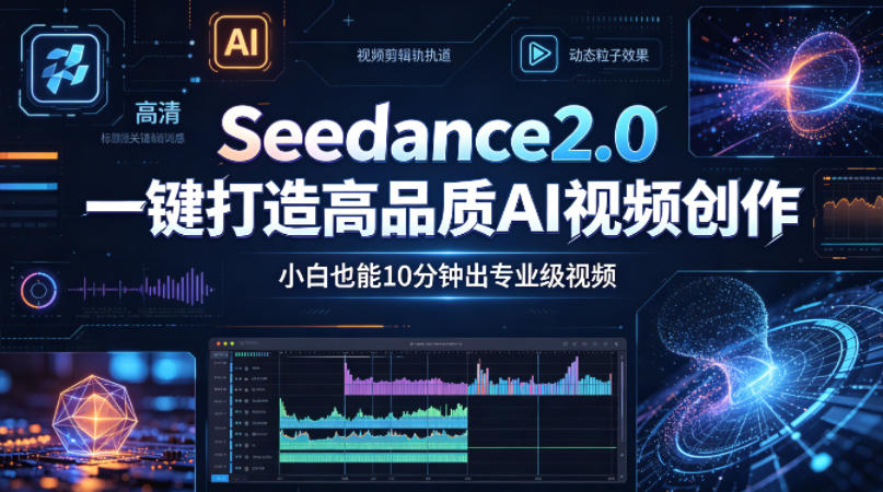 Seedance2.0一键打造高品质AI视频创作，小白也能10分钟出专业级视频-KJ分享