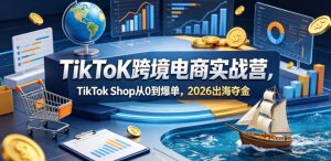 TikToK跨境电商实战营，TikTok Shop从0到爆单，2026出海夺金-KJ分享