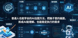 普通⼈也能学会的AI出图⽅法,把脑子里的画面,拆成AI能理解、也能稳定执行的需求【文档】-KJ分享