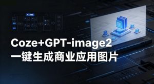 【Coze工作流搭建实操教程】coze+GPT-image2一键生成商业应用图片,全流程保姆级教学-KJ分享