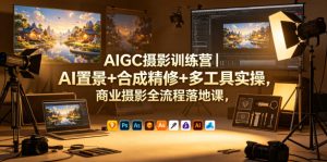 AIGC摄影训练营｜AI置景+合成精修+多工具实操，商业摄影全流程落地课-KJ分享