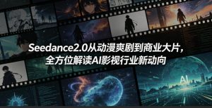 Seedance2.0从动漫爽剧到商业大片,全方位解读AI影视行业新动向-KJ分享