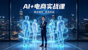 AI+电商实战课，1人+N个AI 智能体，把SOP变AI员工，实现降本增效提高利润-KJ分享
