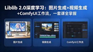 Liblib 2.0深度学习:图片生成+视频生成+ComfyUI工作流,一套课全掌握-KJ分享