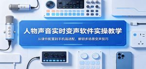 人物声音实时变声软件实操教学：从硬件配置到手机端适配，解锁多场景变声技巧-KJ分享