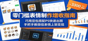 零门槛表情制作增收指南:巧用豆包搭配 PS 快速出图,手把手教微信表情上架变现-KJ分享