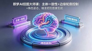 即梦AI控图大师课：主体一致性+边缘轮廓控制+角色姿态，精准把控图像生成-KJ分享